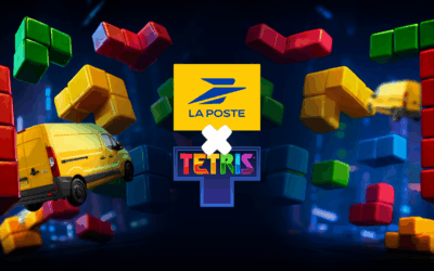 La Poste France joue à Tetris