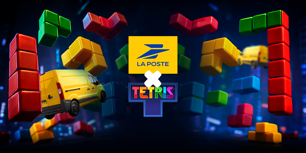 La Poste France joue à Tetris